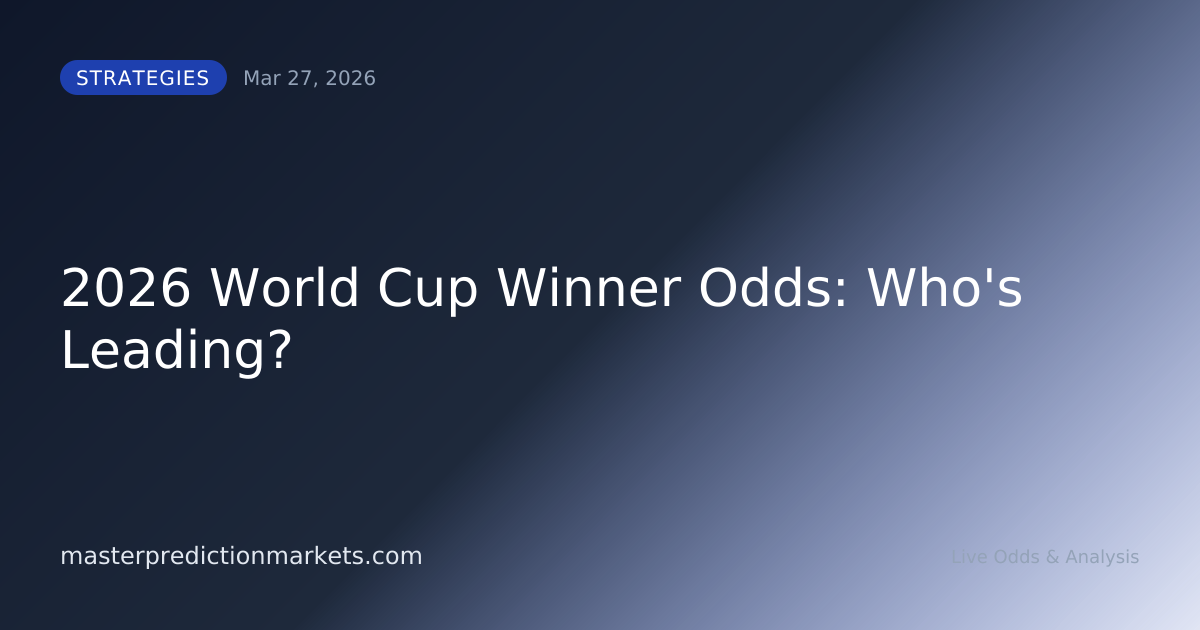 2026 World Cup Winner Odds: Who's Leading?
