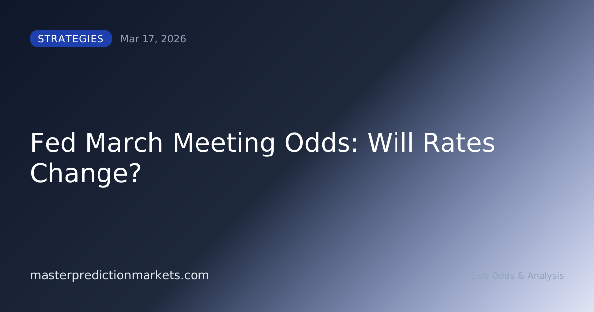 Fed March Meeting Odds: Will Rates Change?