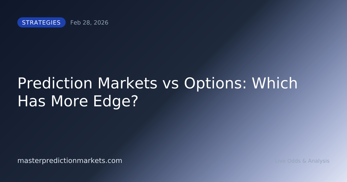 Prediction Markets vs Options: Which Has More Edge?