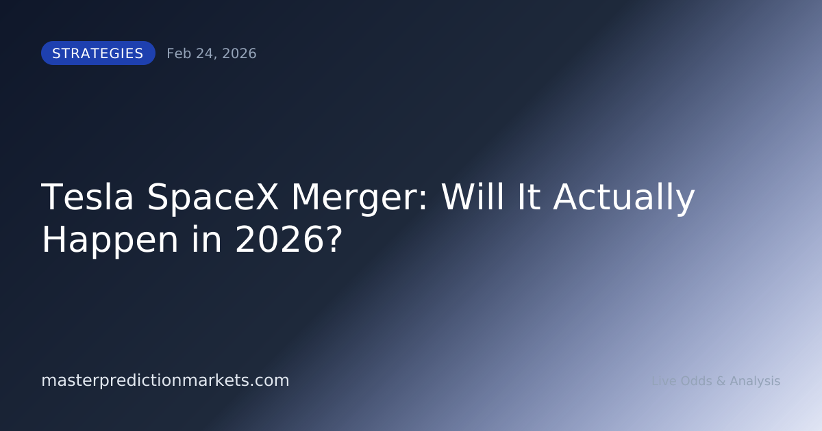 Tesla SpaceX Merger: Will It Actually Happen in 2026?