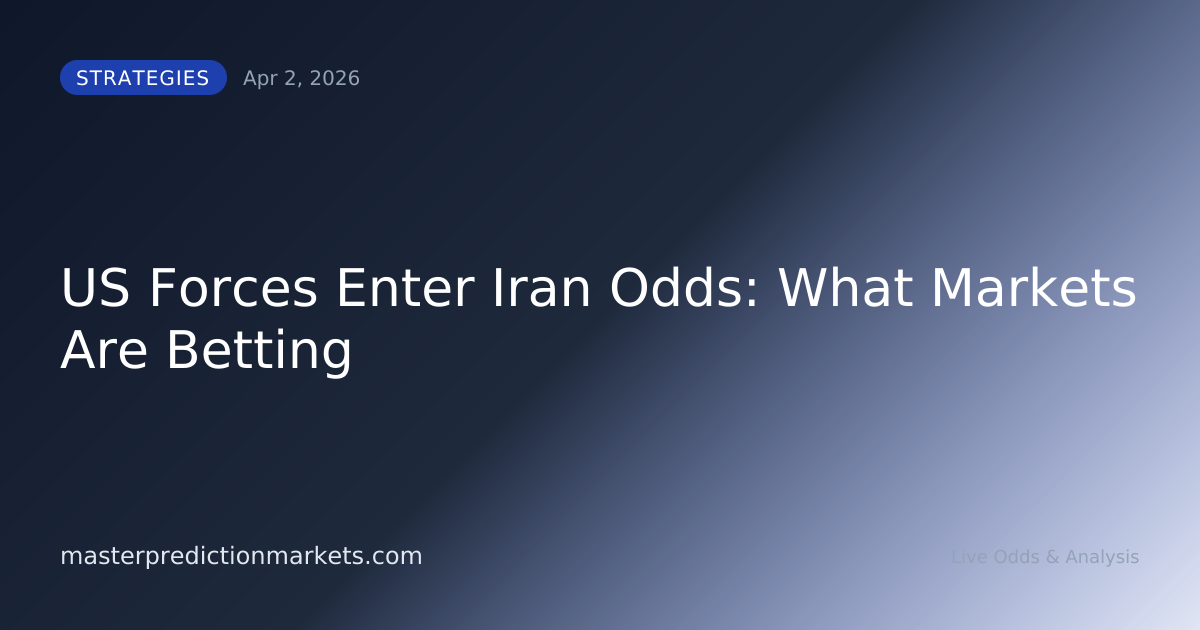 US Forces Enter Iran Odds: What Markets Are Betting